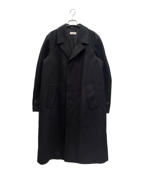 DRIES VAN NOTEN（ドリスヴァンノッテン）DRIES VAN NOTEN (ドリスヴァンノッテン) チェスターコート ブラック サイズ:50の古着・服飾アイテム
