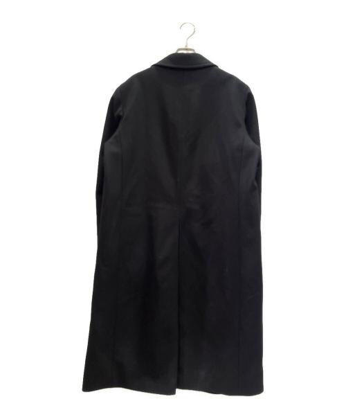 DRIES VAN NOTEN（ドリスヴァンノッテン）DRIES VAN NOTEN (ドリスヴァンノッテン) チェスターコート ブラック サイズ:50の古着・服飾アイテム