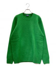 Drumohr（ドルモア）の古着「クルーネックニット/Crewneck Knit Sweater」｜グリーン