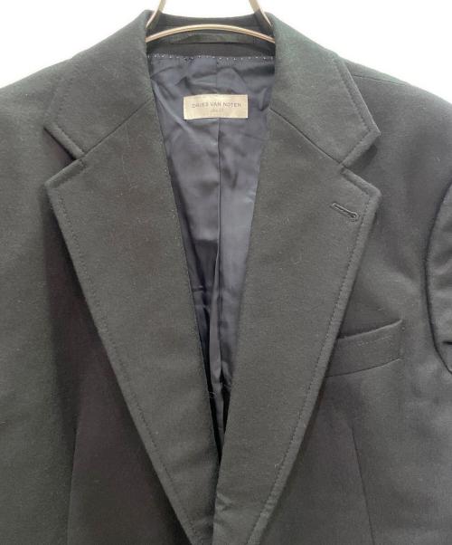 DRIES VAN NOTEN（ドリスヴァンノッテン）DRIES VAN NOTEN (ドリスヴァンノッテン) メタルボタンウールテーラードジャケット/Metal Button Wool Tailored Jacket ブラック サイズ:50の古着・服飾アイテム