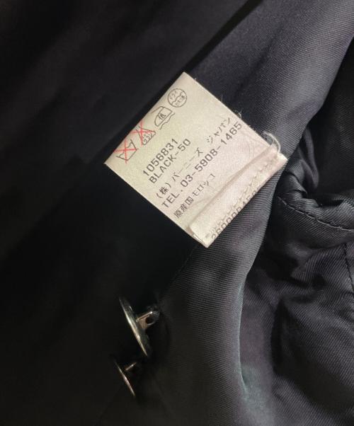 DRIES VAN NOTEN（ドリスヴァンノッテン）DRIES VAN NOTEN (ドリスヴァンノッテン) メタルボタンウールテーラードジャケット/Metal Button Wool Tailored Jacket ブラック サイズ:50の古着・服飾アイテム