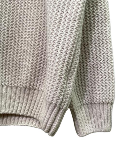 Cruciani（クルチアーニ）Cruciani (クルチアーニ) カシミヤケーブルニット/Cashmere Cable-Knit Sweater アイボリー サイズ:52の古着・服飾アイテム