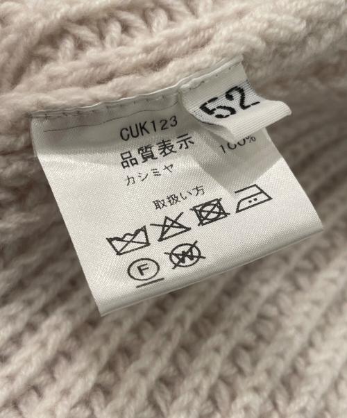 Cruciani（クルチアーニ）Cruciani (クルチアーニ) カシミヤケーブルニット/Cashmere Cable-Knit Sweater アイボリー サイズ:52の古着・服飾アイテム