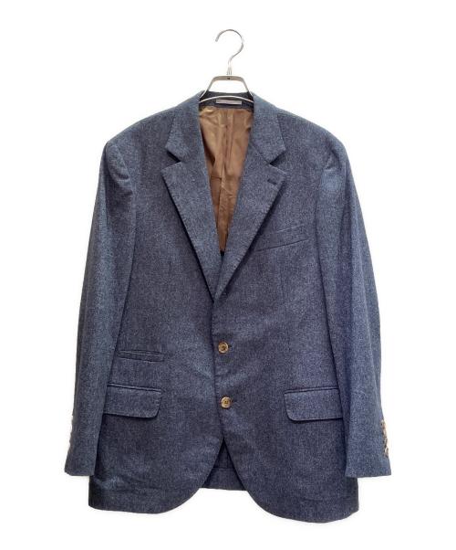 BRUNELLO CUCINELLI（ブルネロクチネリ）BRUNELLO CUCINELLI (ブルネロクチネリ) ウールセットアップスーツ ライトグレー サイズ:50の古着・服飾アイテム