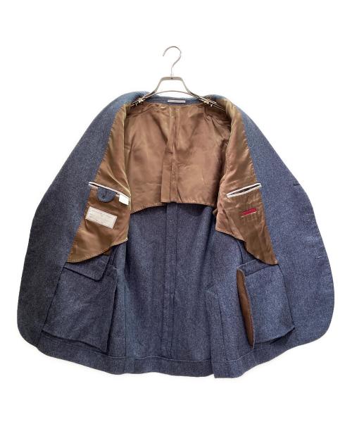 BRUNELLO CUCINELLI（ブルネロクチネリ）BRUNELLO CUCINELLI (ブルネロクチネリ) ウールセットアップスーツ ライトグレー サイズ:50の古着・服飾アイテム