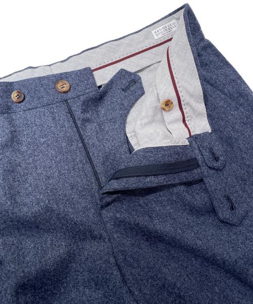 BRUNELLO CUCINELLI（ブルネロクチネリ）BRUNELLO CUCINELLI (ブルネロクチネリ) ウールセットアップスーツ ライトグレー サイズ:50の古着・服飾アイテム