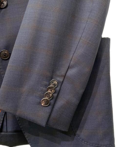 BOGLIOLI（ボリオリ）BOGLIOLI (ボリオリ) シャドーチェックセットアップスーツ ネイビー サイズ:52の古着・服飾アイテム