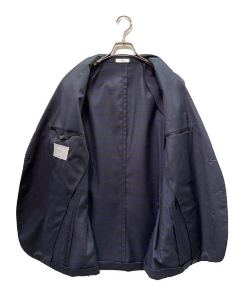BOGLIOLI（ボリオリ）BOGLIOLI (ボリオリ) シャドーチェックセットアップスーツ ネイビー サイズ:52の古着・服飾アイテム