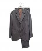 BRUNELLO CUCINELLIブルネロクチネリ）の古着「Wool Two-Piece Suit ウールセットアップスーツ」｜ライトグレー