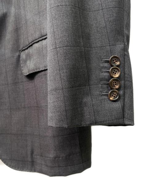 BRUNELLO CUCINELLI（ブルネロクチネリ）BRUNELLO CUCINELLI (ブルネロクチネリ) Wool Two-Piece Suit ウールセットアップスーツ ライトグレー サイズ:52の古着・服飾アイテム