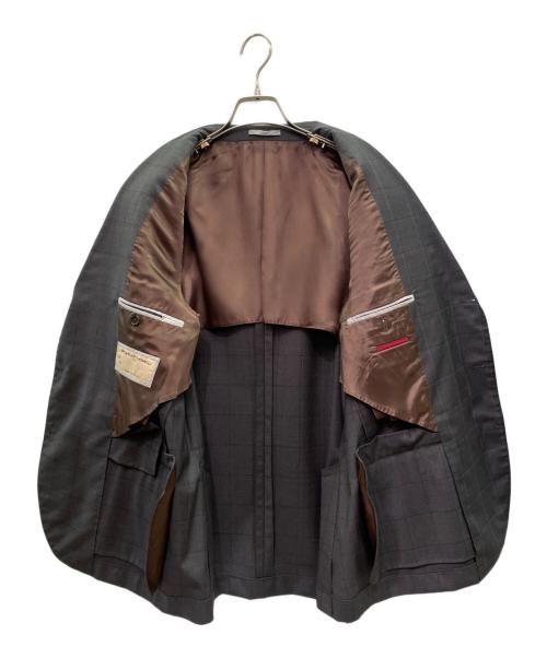 BRUNELLO CUCINELLI（ブルネロクチネリ）BRUNELLO CUCINELLI (ブルネロクチネリ) Wool Two-Piece Suit ウールセットアップスーツ ライトグレー サイズ:52の古着・服飾アイテム