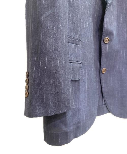 BRUNELLO CUCINELLI（ブルネロクチネリ）BRUNELLO CUCINELLI (ブルネロクチネリ) サマー仕様セットアップスーツ ネイビー サイズ:52の古着・服飾アイテム