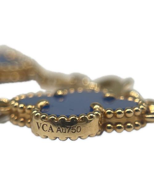 VAN CLEEF & ARPELS（ヴァンクリーフ＆アーペル）VAN CLEEF & ARPELS (ヴァンクリーフ＆アーペル) ヴィンテージアルハンブラ 10P アゲート ネックレスの古着・服飾アイテム