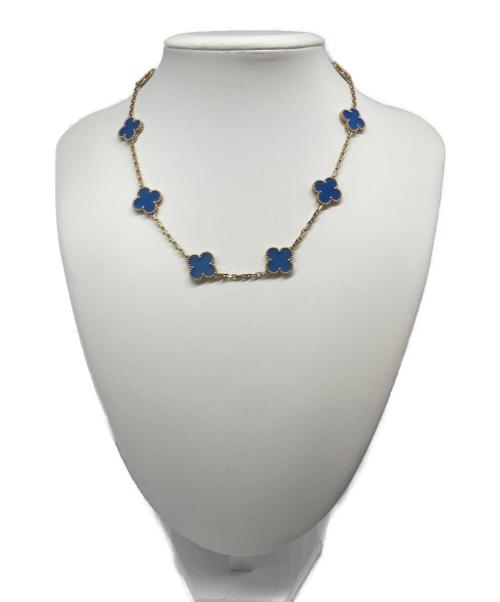 VAN CLEEF & ARPELS（ヴァンクリーフ＆アーペル）VAN CLEEF & ARPELS (ヴァンクリーフ＆アーペル) ヴィンテージアルハンブラ 10P アゲート ネックレスの古着・服飾アイテム