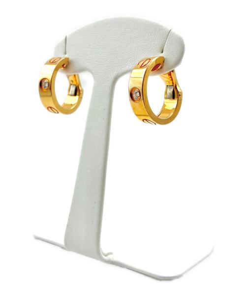 Cartier（カルティエ）Cartier (カルティエ) LOVE Diamond Hoop Earrings Classic Model ラブ ダイヤモンド ピアス クラシックモデルの古着・服飾アイテム