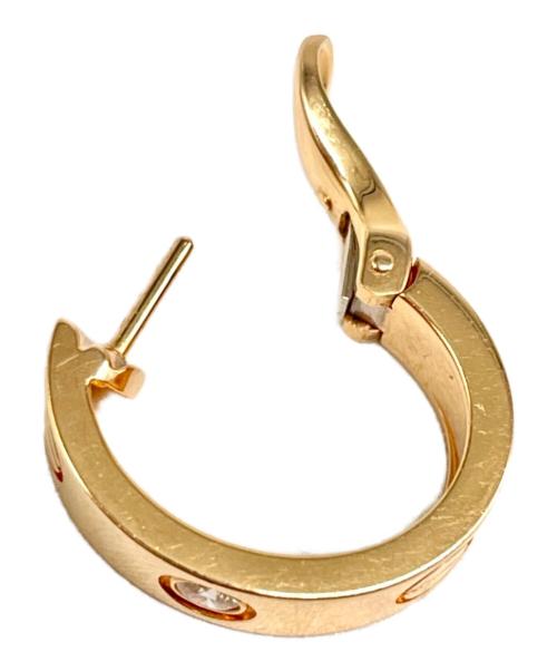 Cartier（カルティエ）Cartier (カルティエ) LOVE Diamond Hoop Earrings Classic Model ラブ ダイヤモンド ピアス クラシックモデルの古着・服飾アイテム