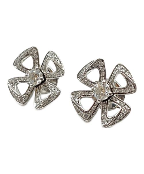 BVLGARI（ブルガリ）BVLGARI (ブルガリ) Fiorever Diamond Earring フィオレヴァー ダイヤモンド ピアス/354502 OR858170の古着・服飾アイテム