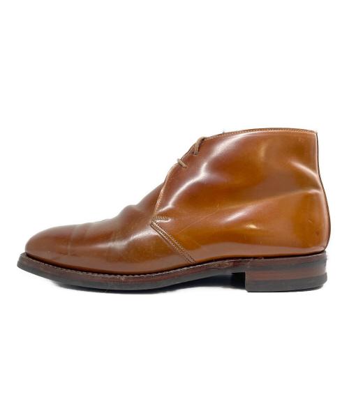 Crockett & Jones（クロケット＆ジョーンズ）Crockett & Jones (クロケット＆ジョーンズ) コードヴァンチャッカーブーツ ブラウン サイズ:8 1/2の古着・服飾アイテム