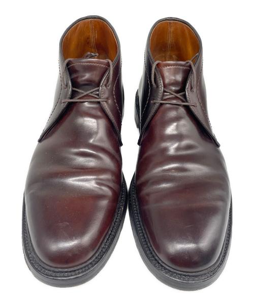 Alden（オールデン）Alden (オールデン) コードヴァンチャッカブーツ バーガンディー サイズ:9 1/2の古着・服飾アイテム
