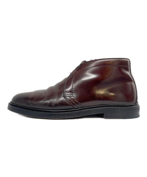 Alden（オールデン）Alden (オールデン) コードヴァンチャッカブーツ バーガンディー サイズ:9 1/2の古着・服飾アイテム
