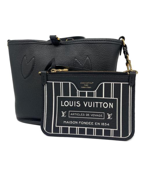 LOUIS VUITTON（ルイ ヴィトン）LOUIS VUITTON (ルイ ヴィトン) ネヴァーフルインサイドアウトBB ブラック×ブラウンの古着・服飾アイテム