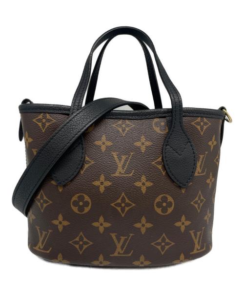 LOUIS VUITTON（ルイ ヴィトン）LOUIS VUITTON (ルイ ヴィトン) ネヴァーフルインサイドアウトBB ブラック×ブラウンの古着・服飾アイテム