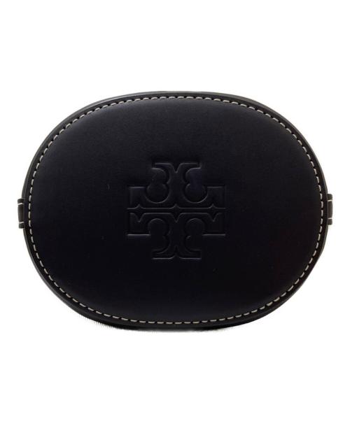TORY BURCH（トリーバーチ）TORY BURCH (トリーバーチ) モノグラムジャガードバケットバッグ ネイビーの古着・服飾アイテム