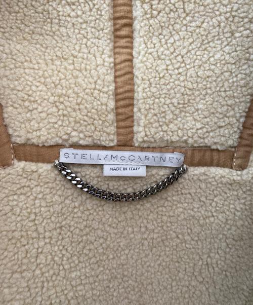 STELLA McCARTNEY（ステラマッカートニー）STELLA McCARTNEY (ステラマッカートニー) エコファーボアフーデッドジャケット ブラウン サイズ:38の古着・服飾アイテム