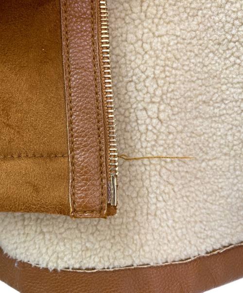 STELLA McCARTNEY（ステラマッカートニー）STELLA McCARTNEY (ステラマッカートニー) エコファーボアフーデッドジャケット ブラウン サイズ:38の古着・服飾アイテム