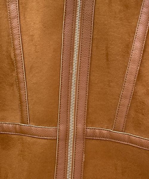 STELLA McCARTNEY（ステラマッカートニー）STELLA McCARTNEY (ステラマッカートニー) エコファーボアフーデッドジャケット ブラウン サイズ:38の古着・服飾アイテム