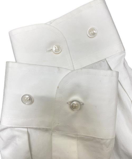 Martin Margiela1（マルタンマルジェラ1）Martin Margiela1 (マルタンマルジェラ1) パネル長袖シャツドレス ニットシャツ グリーン×ホワイト サイズ:XSの古着・服飾アイテム