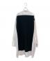 Martin Margiela1 (マルタンマルジェラ1) パネル長袖シャツドレス ニットシャツ グリーン×ホワイト サイズ:XS：29000円
