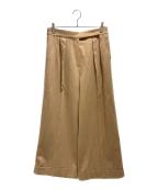 MaxMaraマックスマーラ）の古着「キャメルスラックス/Camel slacks」｜ベージュ