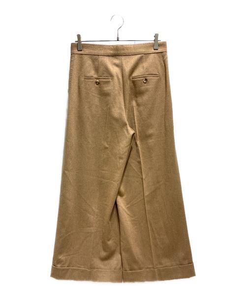 MaxMara（マックスマーラ）MaxMara (マックスマーラ) キャメルスラックス/Camel slacks ベージュ サイズ:42の古着・服飾アイテム