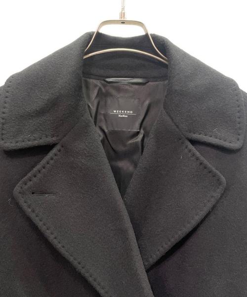 WEEKEND Max Mara（ウィークエンド マックスマーラ）WEEKEND Max Mara (ウィークエンド マックスマーラ) ブレストコート/トレンチコート ブラック サイズ:40（IT）の古着・服飾アイテム