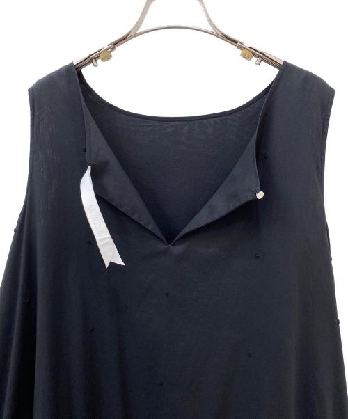 merlette（マーレット）merlette (マーレット) ノースリーブワンピース ブラック サイズ:Freeの古着・服飾アイテム