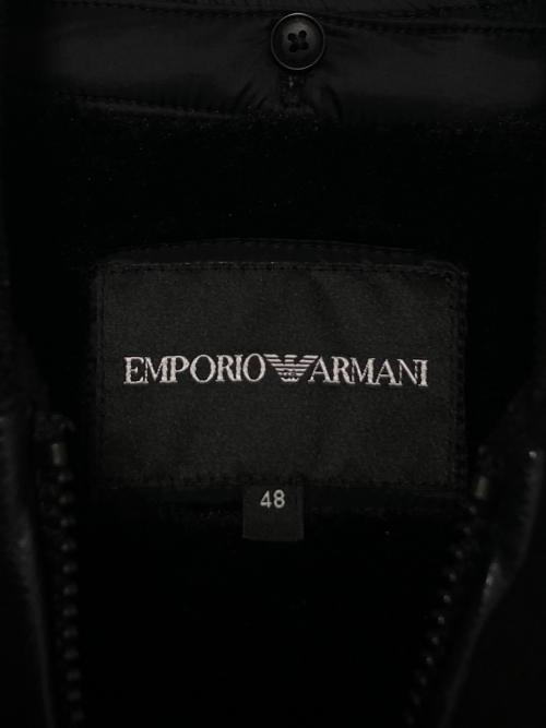 EMPORIO ARMANI（エンポリオ アルマーニ）EMPORIO ARMANI (エンポリオ アルマーニ) アワードジャケット ブラック サイズ:48の古着・服飾アイテム