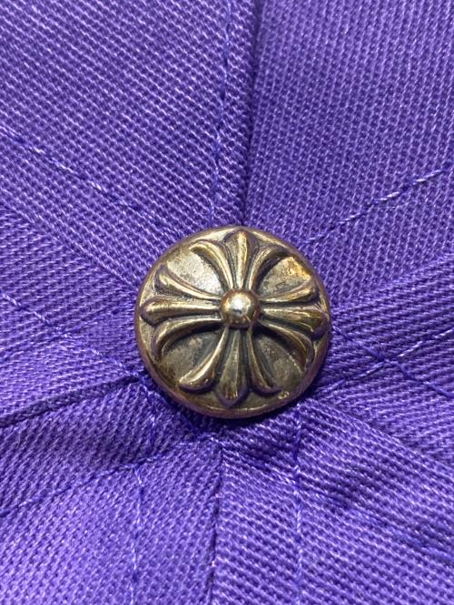 CHROME HEARTS（クロムハーツ）CHROME HEARTS (クロムハーツ) CHロゴ刺繍 6パネルキャップ パープル サイズ:53-60の古着・服飾アイテム