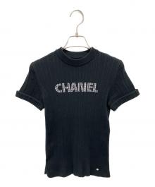 CHANEL（シャネル）の古着「ロゴカットソー」｜ブラック