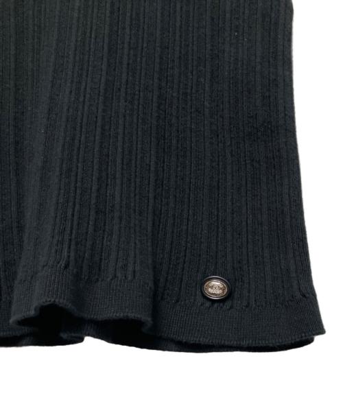 CHANEL（シャネル）CHANEL (シャネル) ロゴカットソー ブラック サイズ:34の古着・服飾アイテム