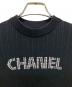 中古・古着 CHANEL (シャネル) ロゴカットソー ブラック サイズ:34：90000円