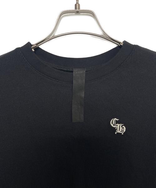 CHROME HEARTS（クロムハーツ）CHROME HEARTS (クロムハーツ) Y NOT CH刺繍サーマル ブラック サイズ:Mの古着・服飾アイテム