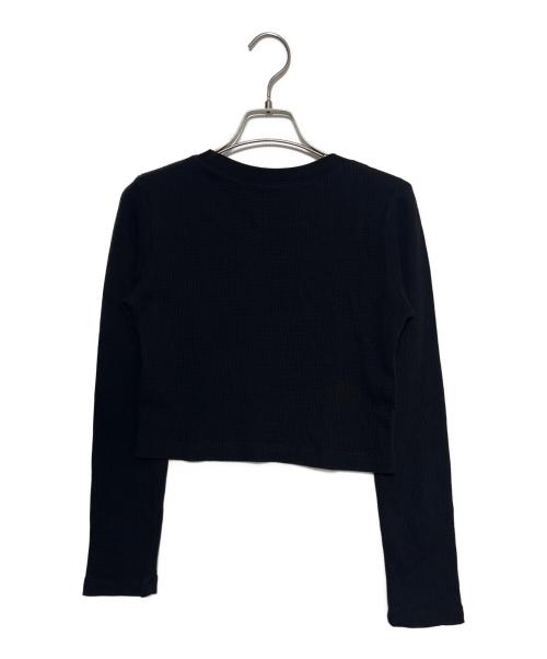 CHROME HEARTS（クロムハーツ）CHROME HEARTS (クロムハーツ) Y NOT CH刺繍サーマル ブラック サイズ:Mの古着・服飾アイテム
