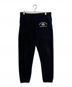CHROME HEARTSクロムハーツ）の古着「Y NOT Cemetery Cross Sweat Pants」｜ブラック