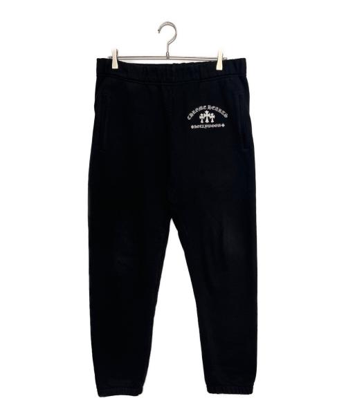 CHROME HEARTS（クロムハーツ）CHROME HEARTS (クロムハーツ) Y NOT Cemetery Cross Sweat Pants ブラック サイズ:Mの古着・服飾アイテム