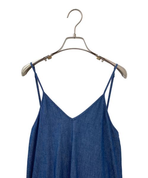 MYLAN（マイラン）MYLAN (マイラン) Back Open Camisole Dress ブルー サイズ:Fの古着・服飾アイテム