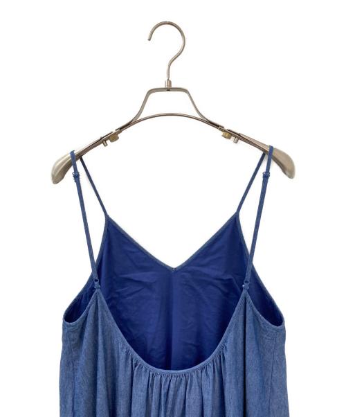 MYLAN（マイラン）MYLAN (マイラン) Back Open Camisole Dress ブルー サイズ:Fの古着・服飾アイテム