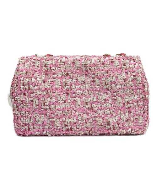 CHANEL（シャネル）CHANEL (シャネル) マトラッセ 25 シングルフラップ ピンク×ホワイト サイズ:25の古着・服飾アイテム