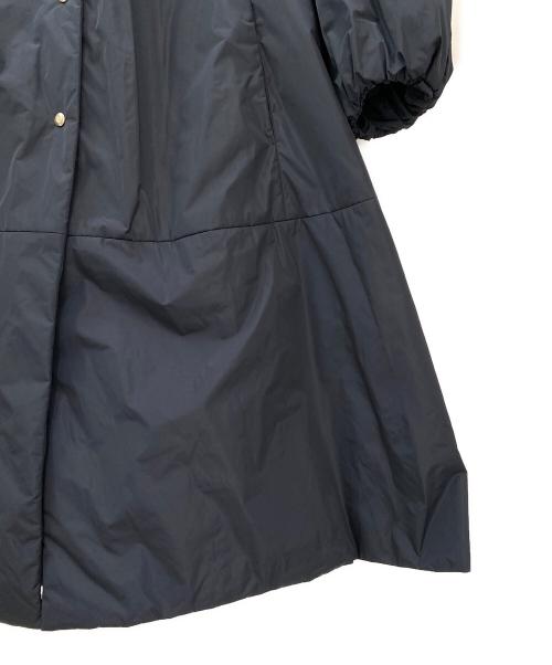 DRAWER（ドゥロワー）DRAWER (ドゥロワー) ノーカラー コットンナイロンジャケット ネイビー サイズ:36の古着・服飾アイテム