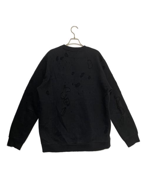 GIVENCHY（ジバンシィ）GIVENCHY (ジバンシィ) givenchy Destroyed Sweatshirts ブラック サイズ:Lの古着・服飾アイテム